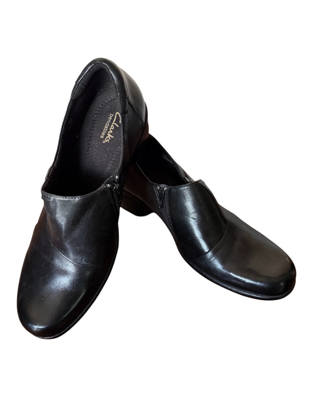Clark’s Emslie Warren Leather Slip-On Dress Shoes/Booties-Size 11 - Picture 13 of 13